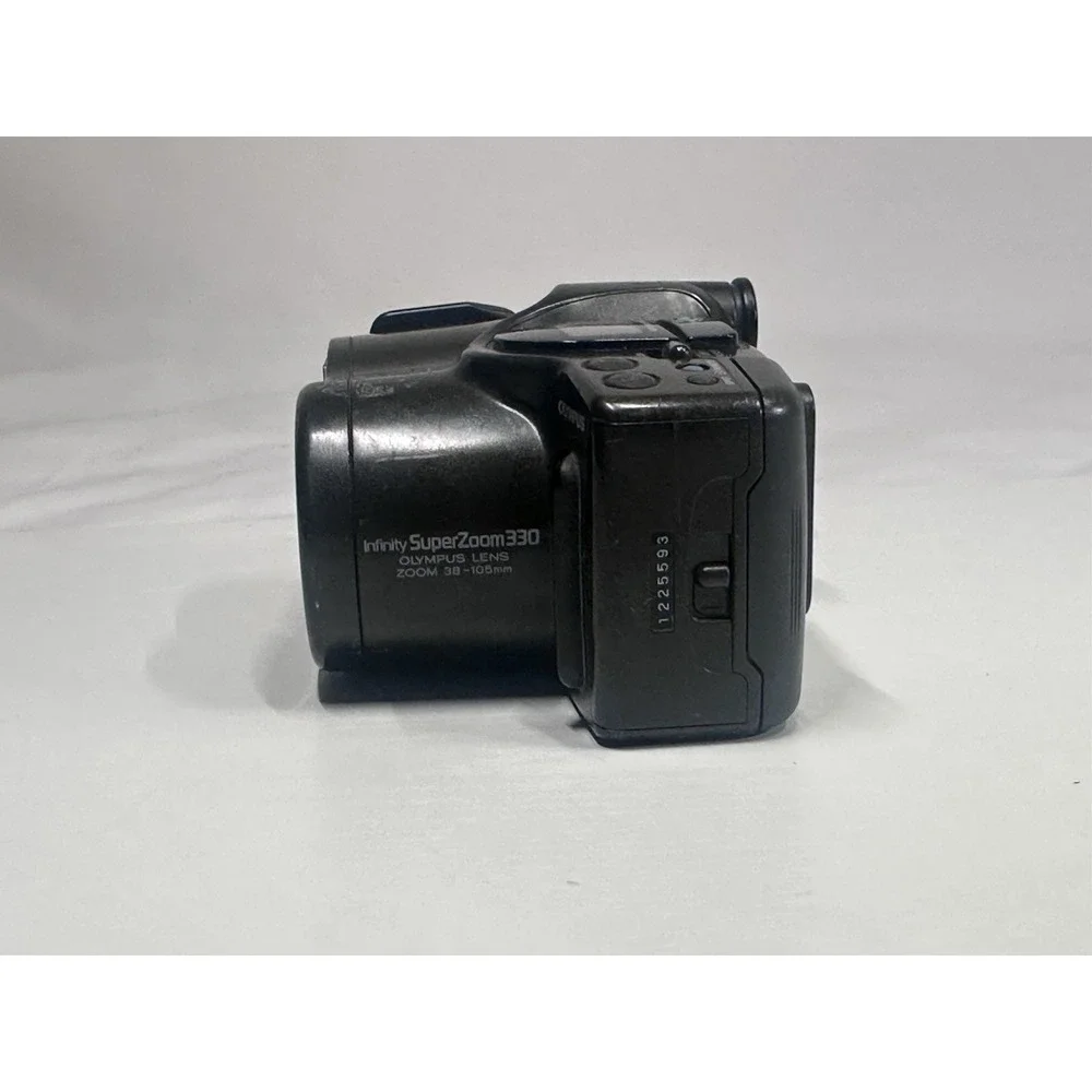 Olympus Infinity SuperZoom 330 Point & Shoot Film Camera Untested